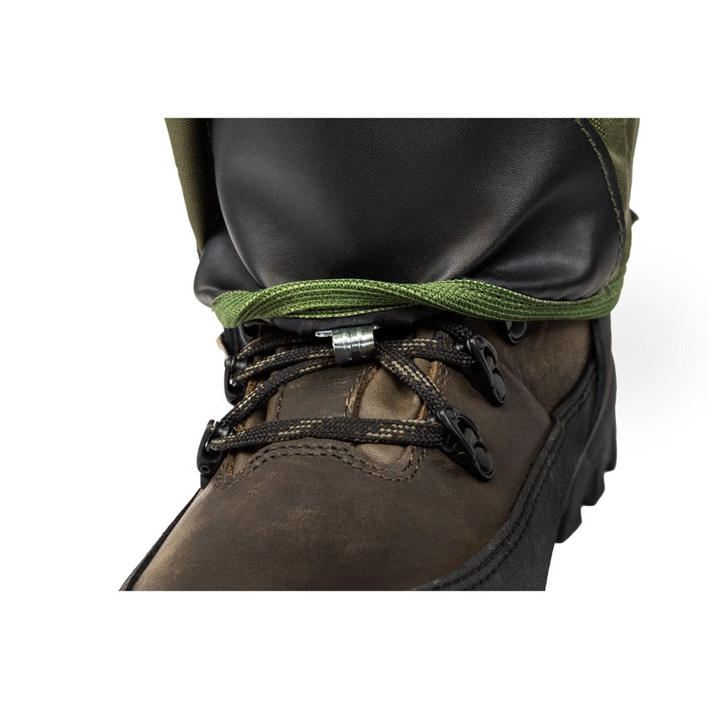 Polainas con cremallera color oliva Breathatex 100% poliester Oxford impermeables talla universal