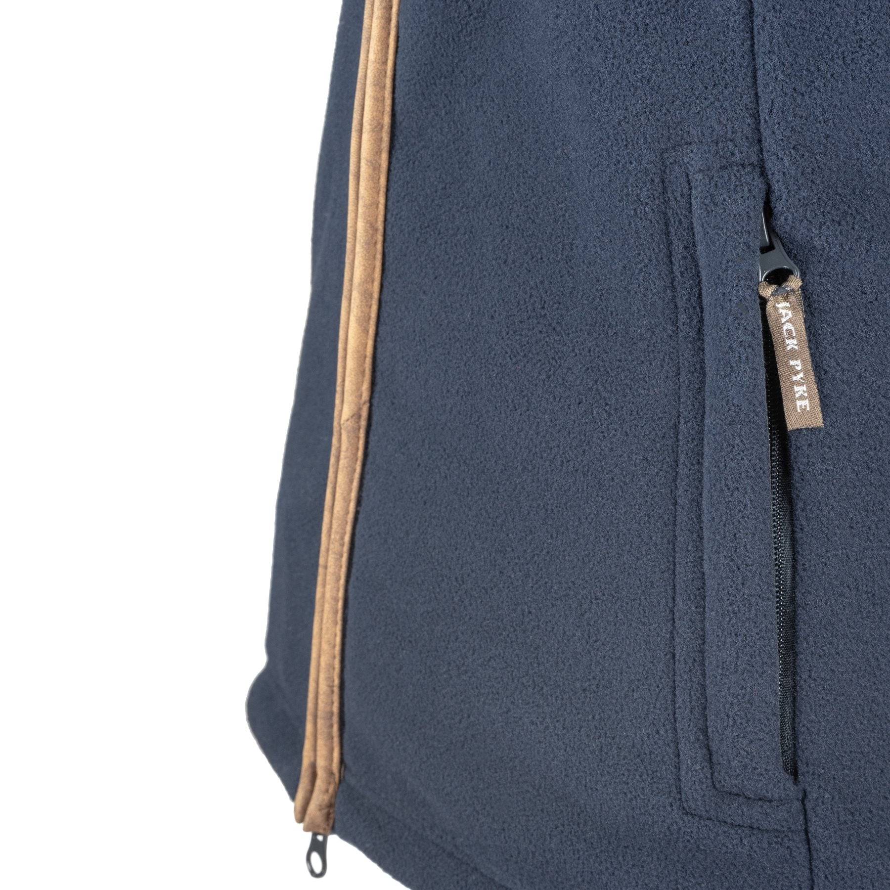 Chaleco COUNTRYMAN fleece 300 g con ribete nubuck y dos bolsillos con cremallera
