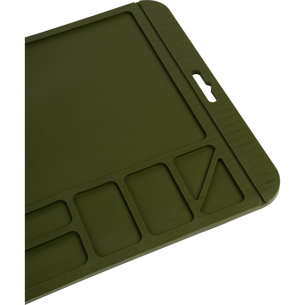 Tapete de mantenimiento para armas largas en silicona verde resistente a disolventes y lubricantes