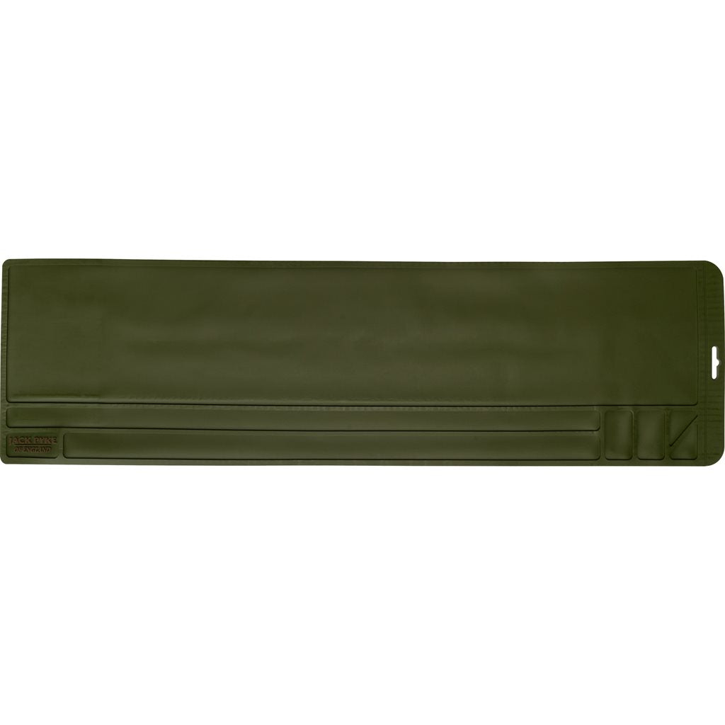Tapete de mantenimiento para armas largas en silicona verde resistente a disolventes y lubricantes