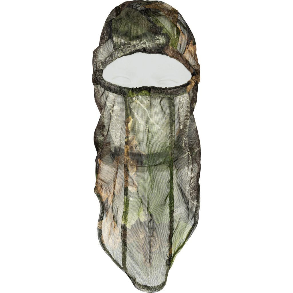 Pasamontañas de malla con camuflaje para entorno forestal