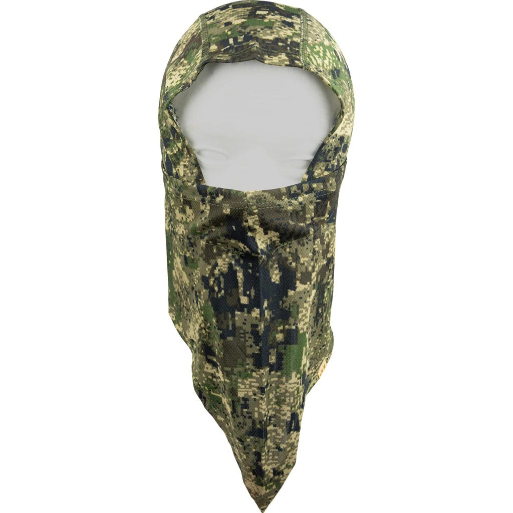 Pasamontañas STEALTH ligero con estampado distintivo.