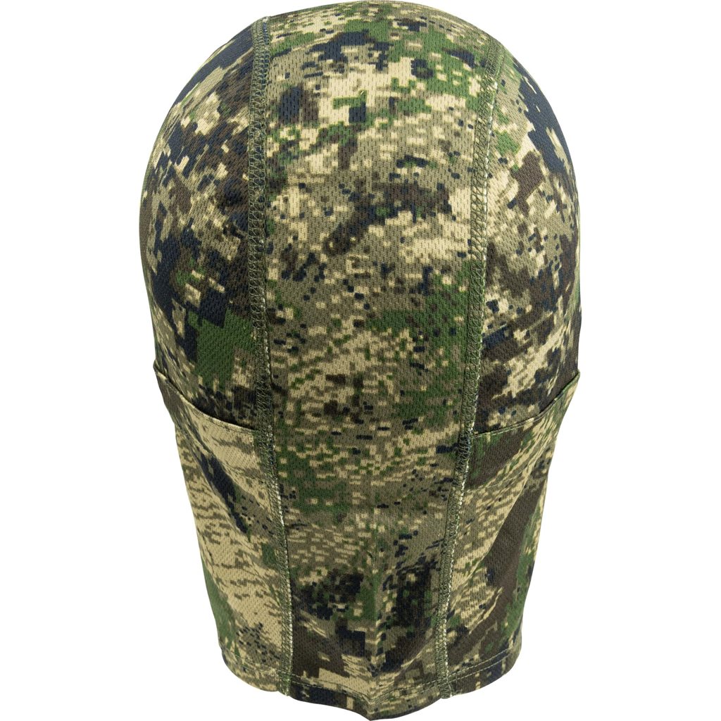 Pasamontañas STEALTH ligero con estampado distintivo.