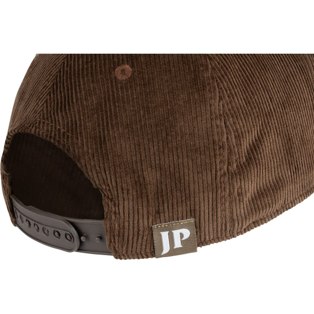 Gorra baseball de pana marrón con visera