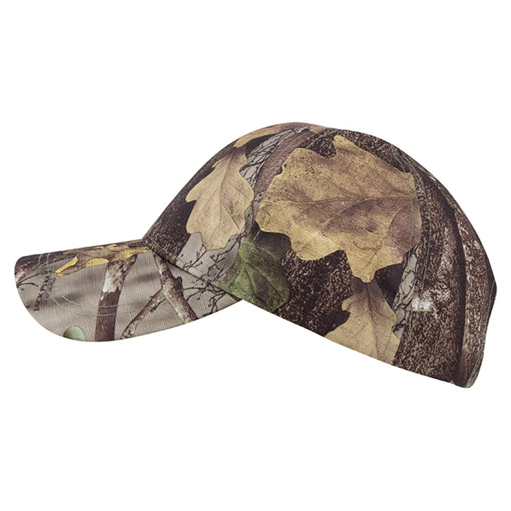 Gorra baseball con camuflaje forestal EVO