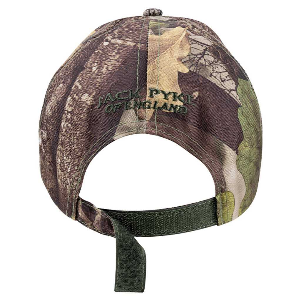 Gorra baseball con camuflaje forestal EVO
