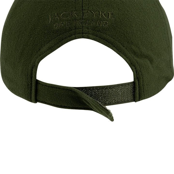 Gorra STEALTH baseball verde en poliéster, silenciosa, transpirable y resistente al agua