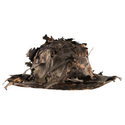 Sombrero 3D con hojas en estampado forestal, correa ajustable, 100% poliéster