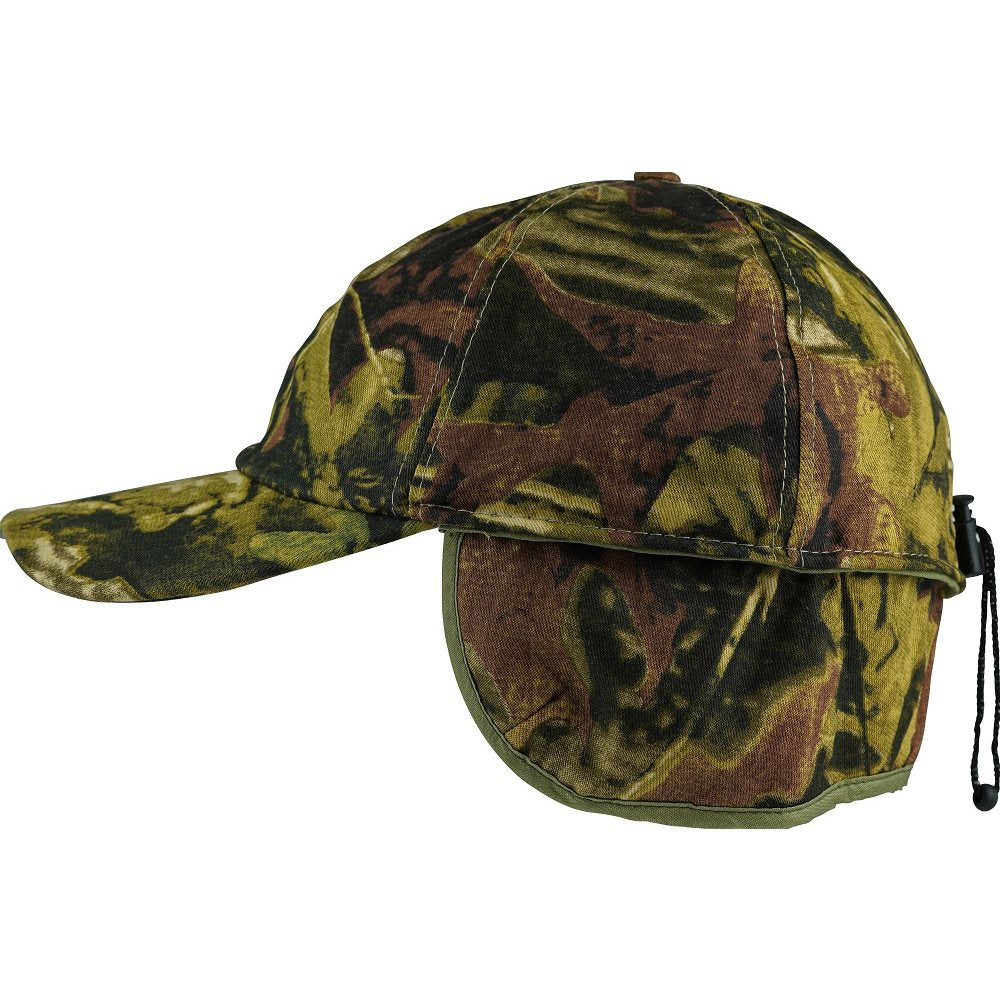 Gorra de caza WILDFOWLERS con 5 LED en la visera y forro polar