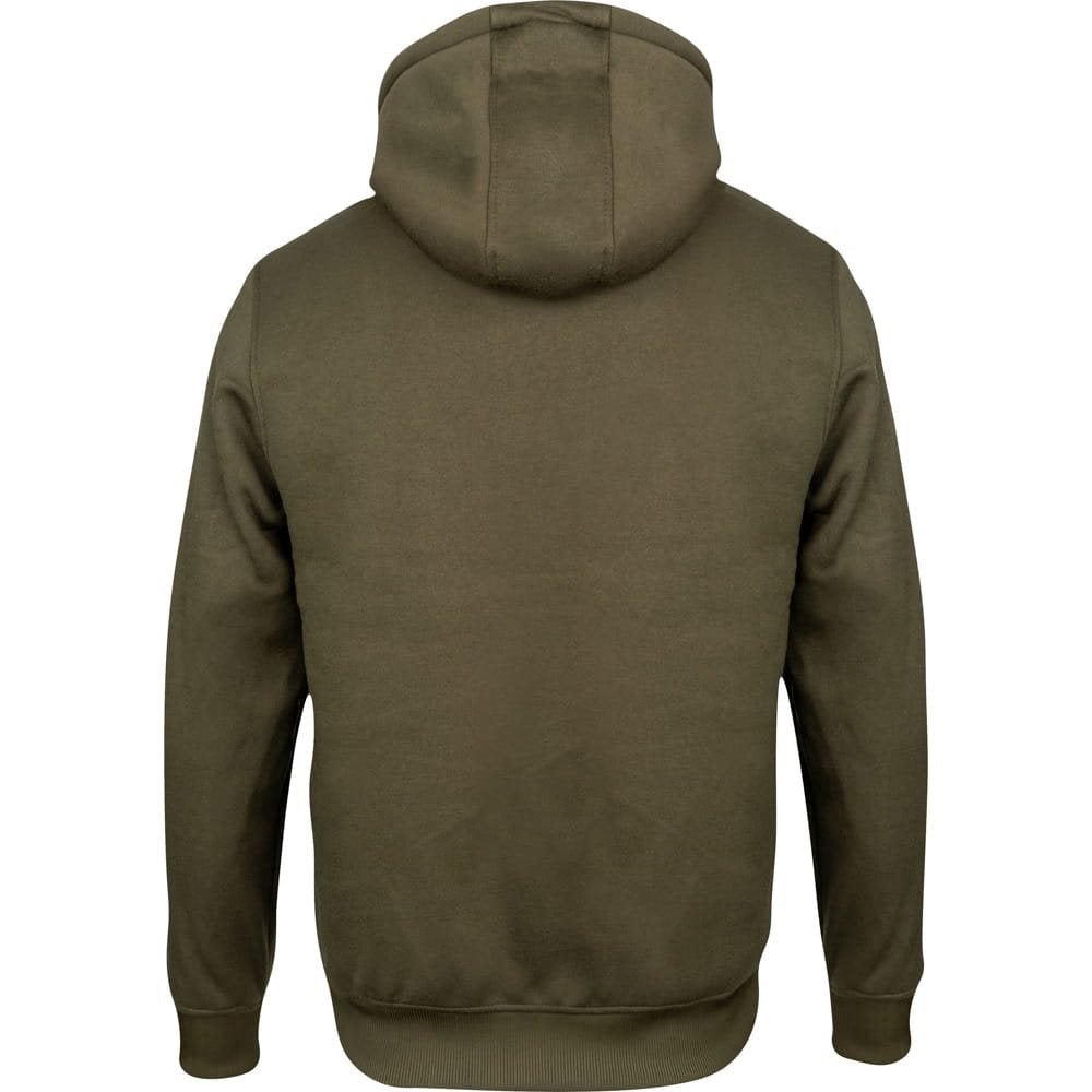 Sudadera con capucha JACK PYKE Yakka verde con forro sherpa y cremallera