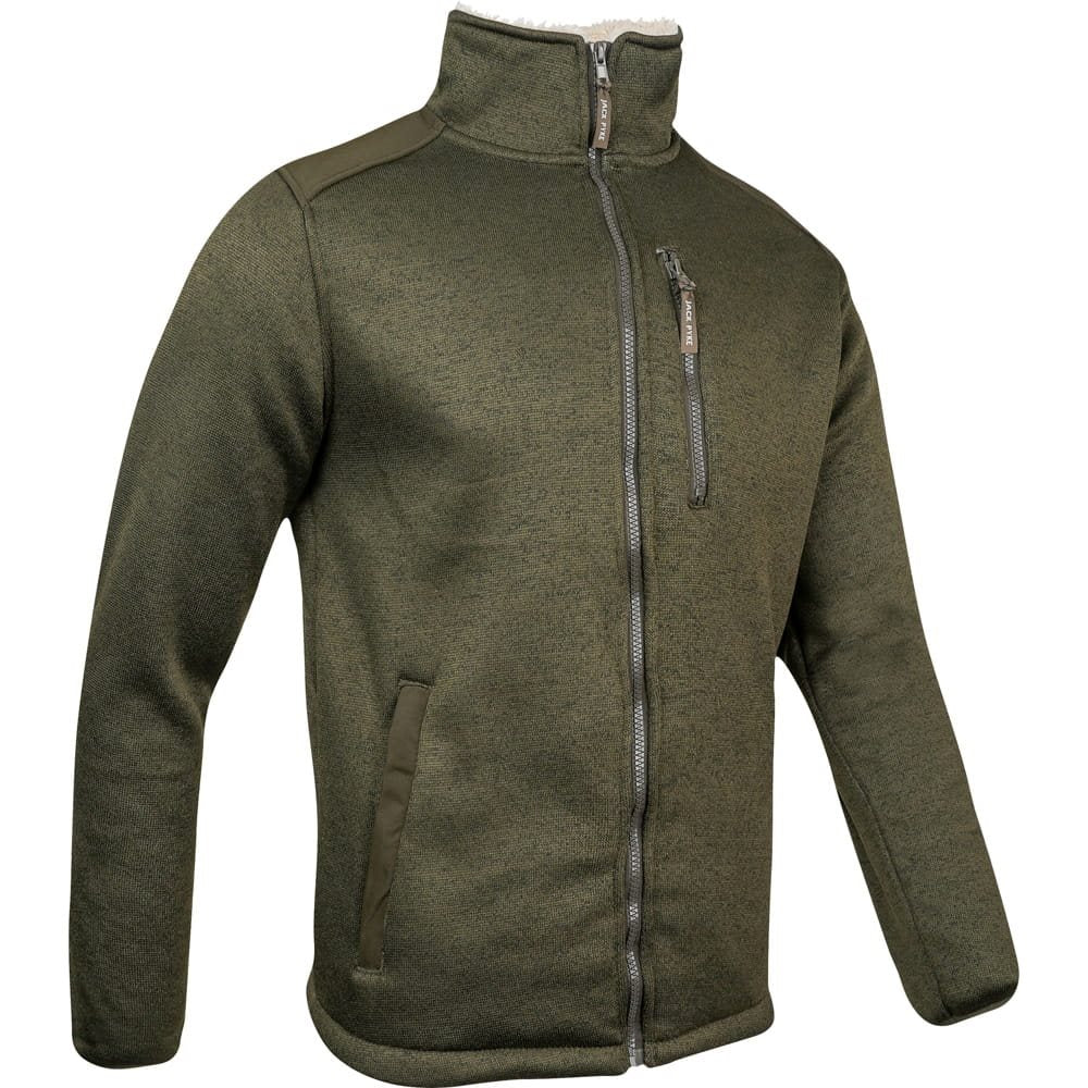 Chaqueta SCANDINAVIAN SHERPA verde con forro de piel sintética (Jack Pyke)