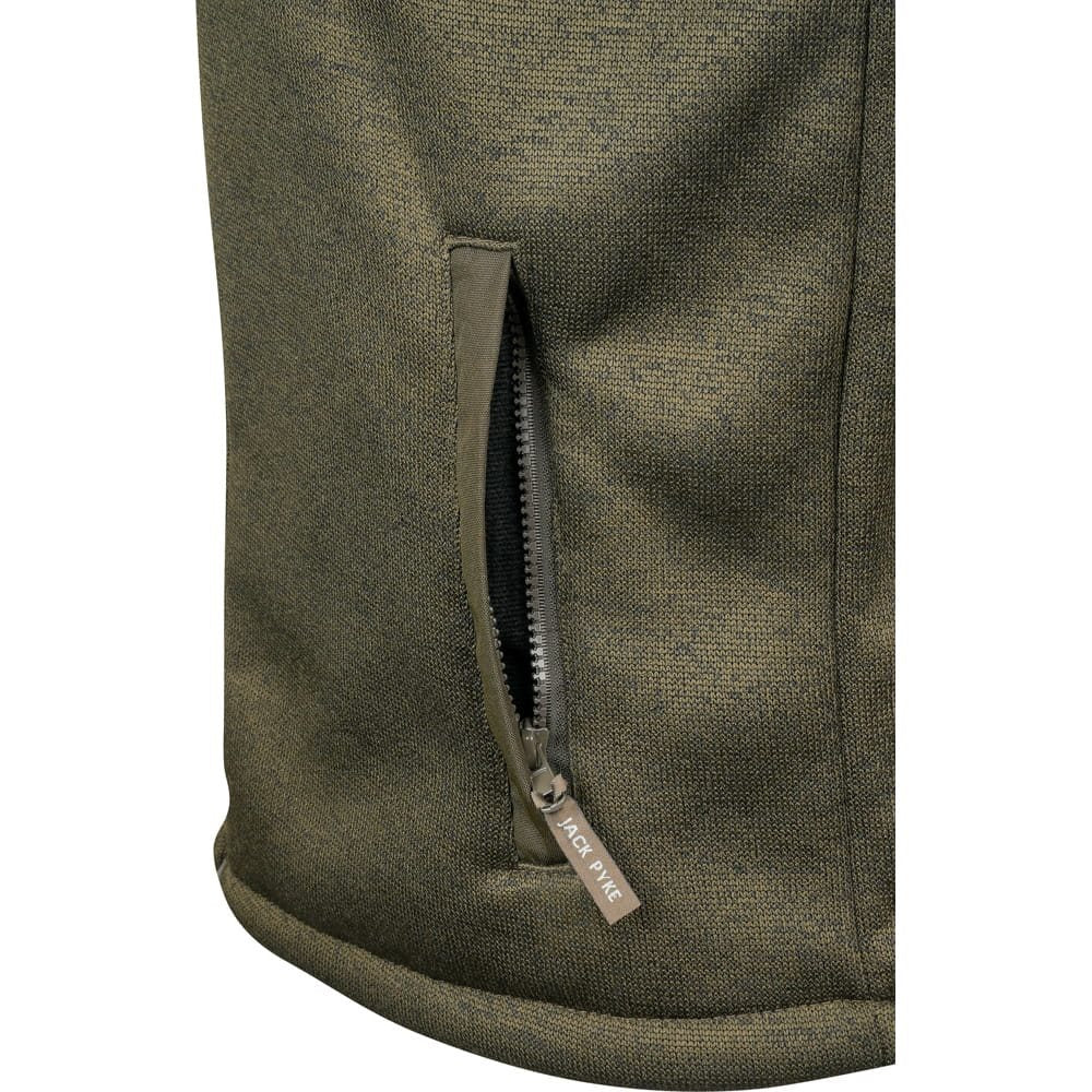 Chaqueta SCANDINAVIAN SHERPA verde con forro de piel sintética (Jack Pyke)