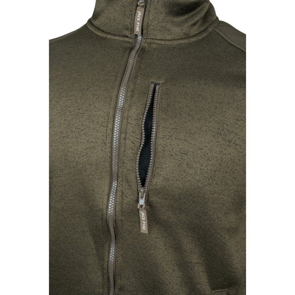 Chaqueta SCANDINAVIAN SHERPA verde con forro de piel sintética (Jack Pyke)