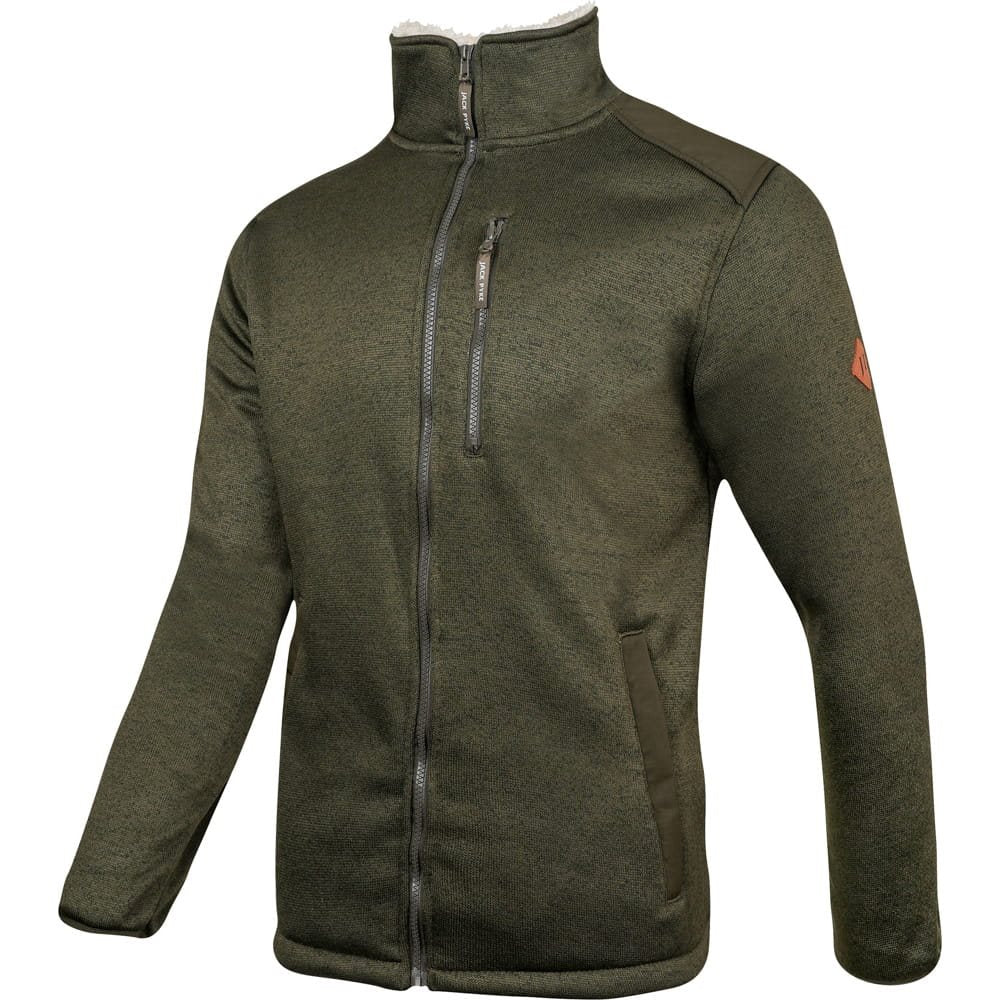 Chaqueta SCANDINAVIAN SHERPA verde con forro de piel sintética (Jack Pyke)