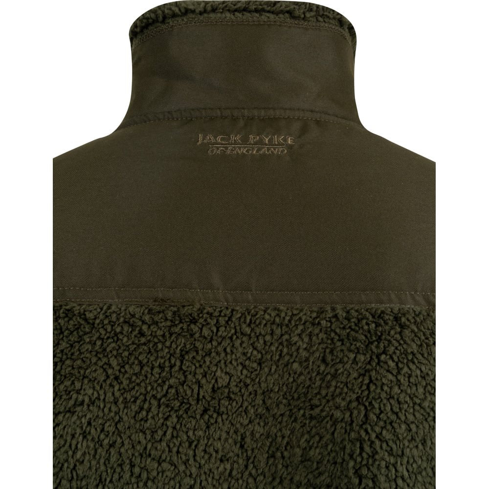 Mikina HERPA GEN 2 fleece verde — sudadera forro polar de poliéster cálida