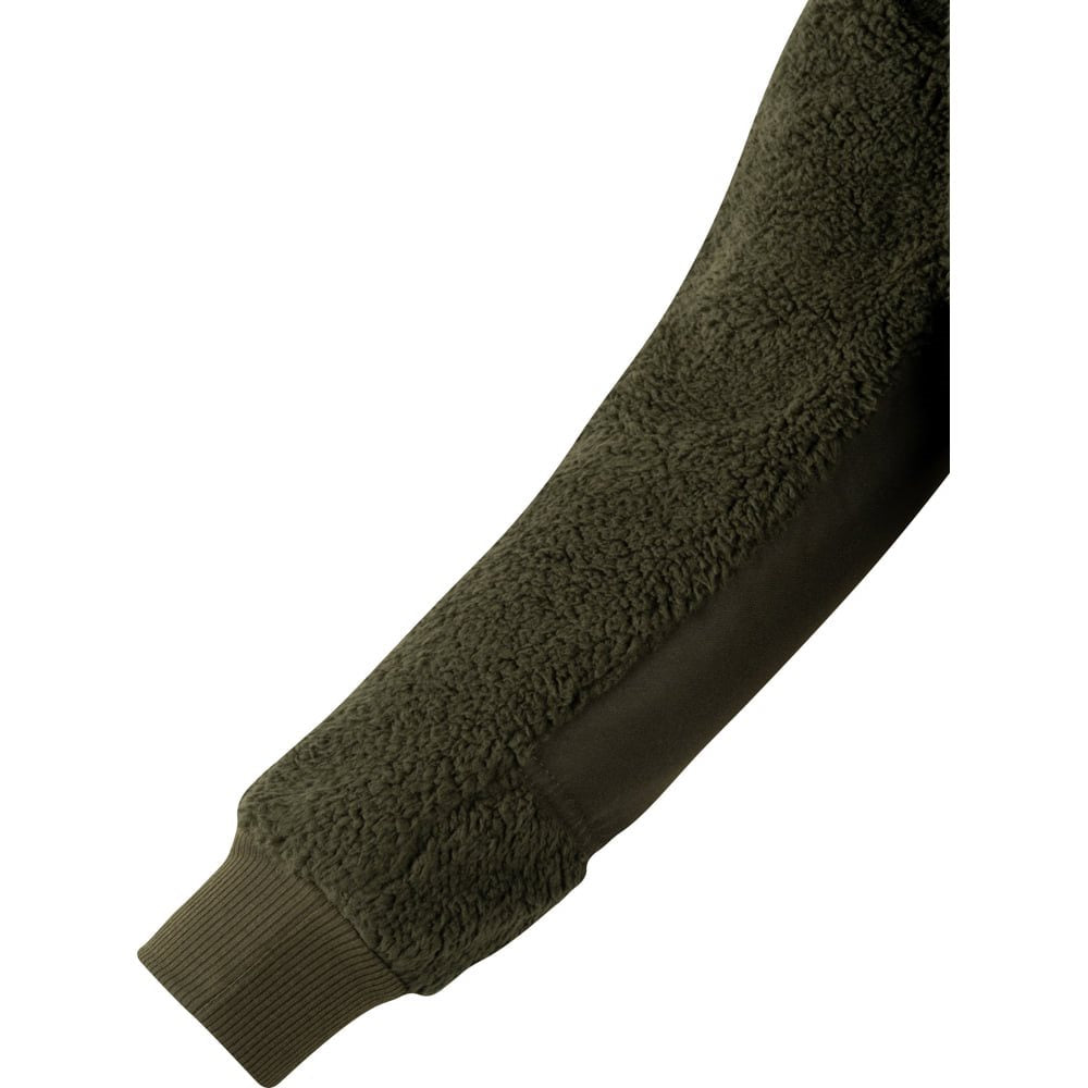 Mikina HERPA GEN 2 fleece verde — sudadera forro polar de poliéster cálida