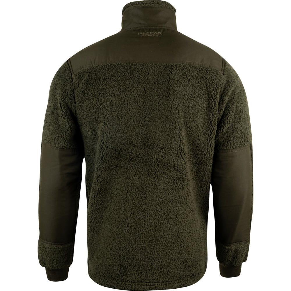 Mikina HERPA GEN 2 fleece verde — sudadera forro polar de poliéster cálida