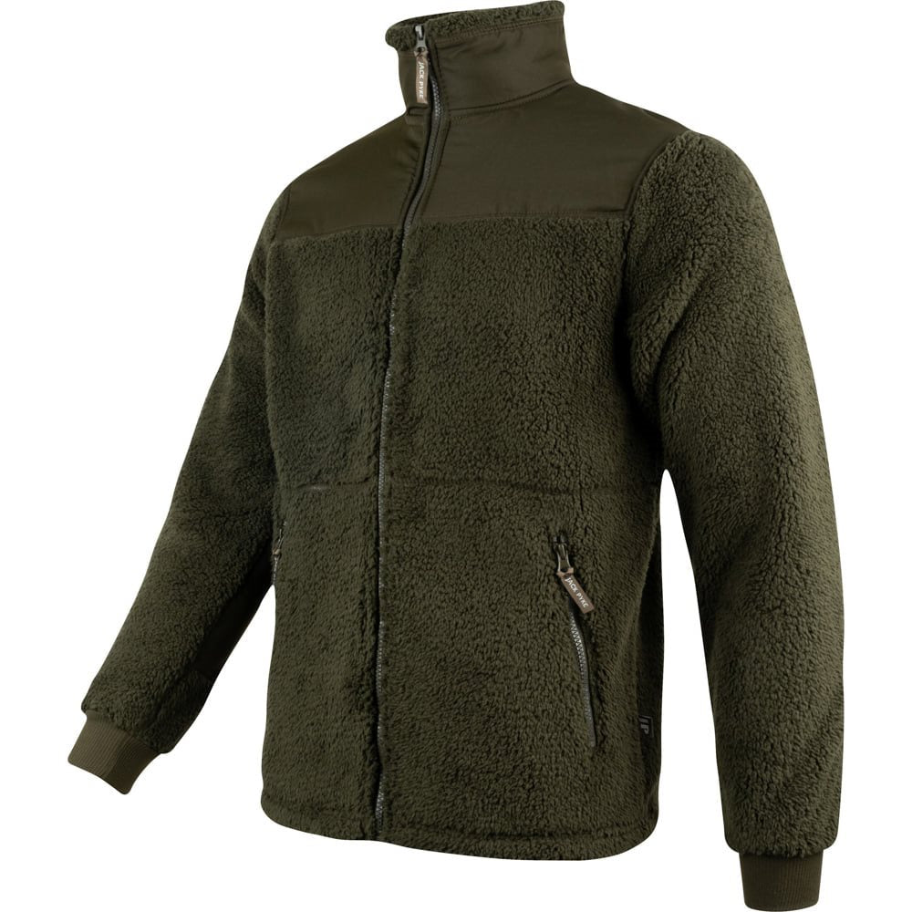 Mikina HERPA GEN 2 fleece verde — sudadera forro polar de poliéster cálida