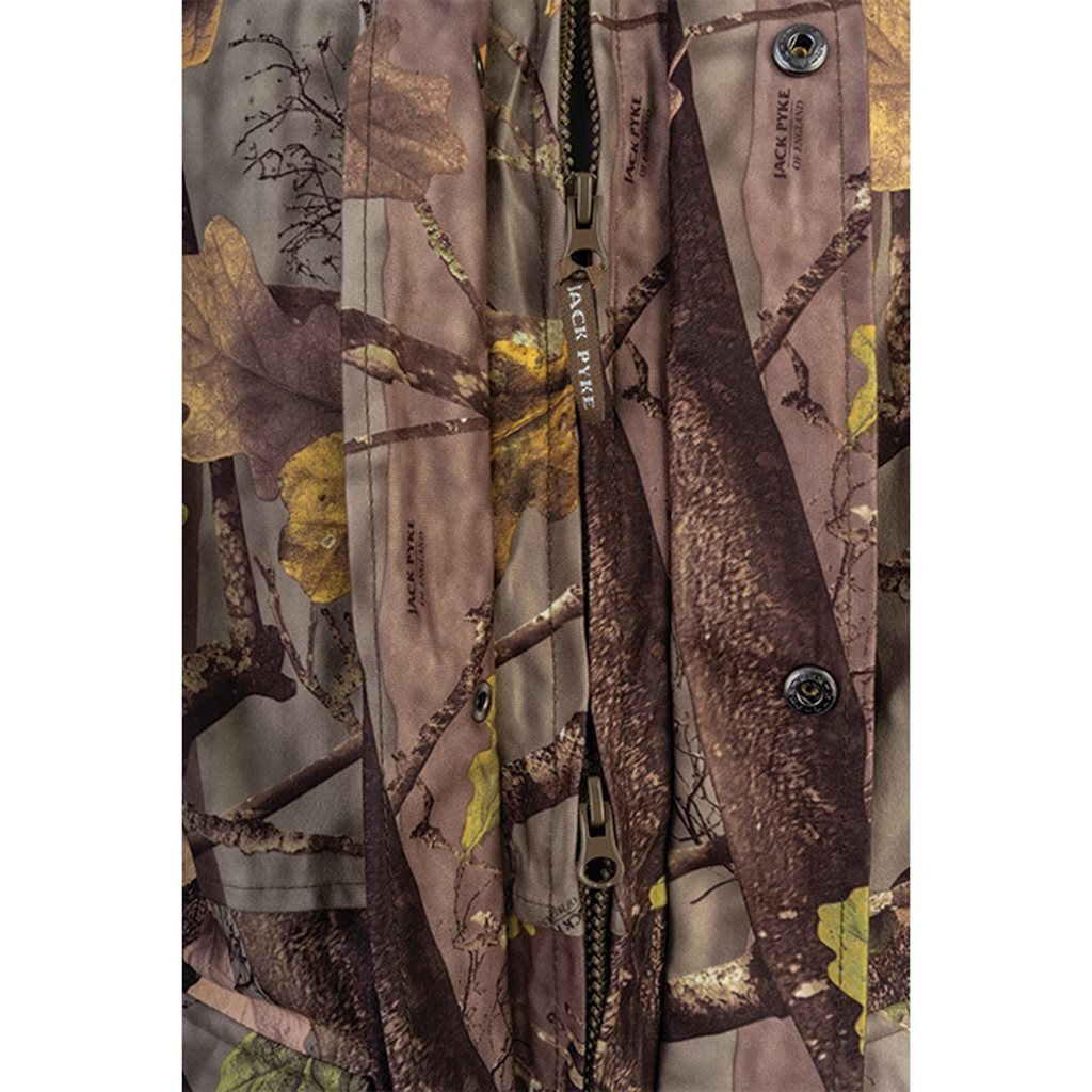 Chaqueta RANNOCK con capucha y membrana en camuflaje para caza y actividades outdoor