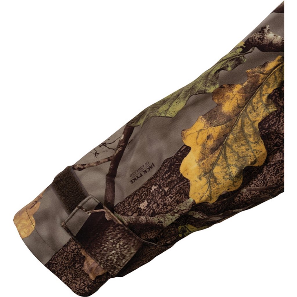 Chaqueta RANNOCK con capucha y membrana en camuflaje para caza y actividades outdoor