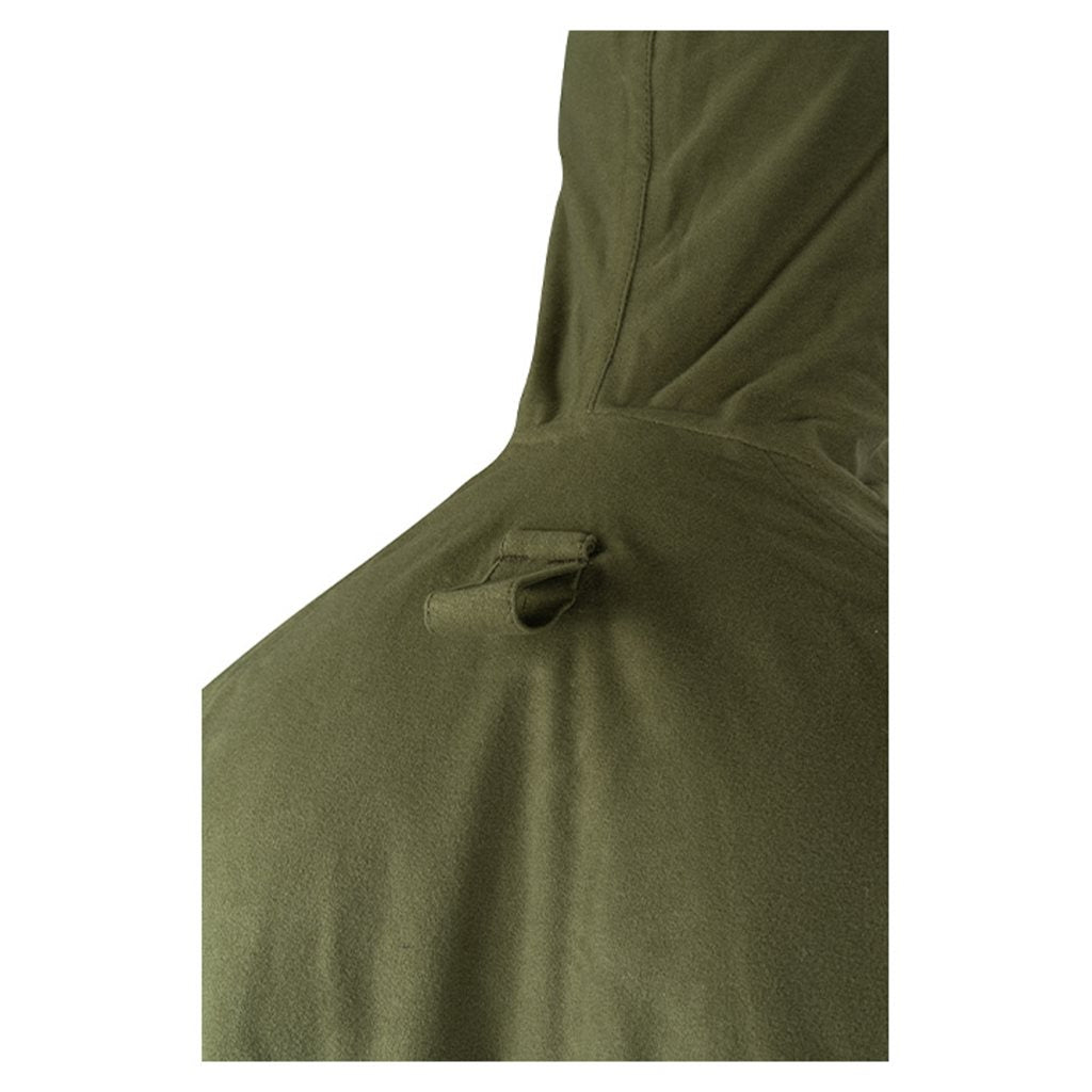 Chaqueta RANNOCK verde con capucha y membrana impermeable