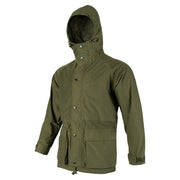 Chaqueta RANNOCK verde con capucha y membrana impermeable