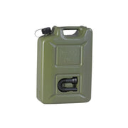 Bidón plástico combustible 20 litros verde con embudo JK8020