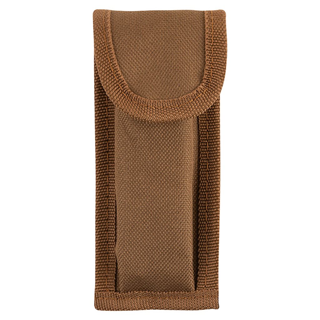 Navaja plegable de caza SPORTER 3" con hoja lisa y negra, con funda