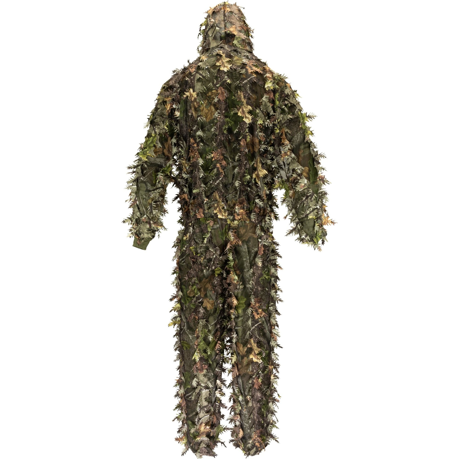 Traje de camuflaje LLCS con hojas 3D y funda de transporte