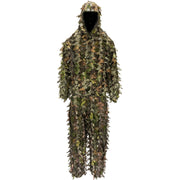 Traje de camuflaje LLCS con hojas 3D y funda de transporte