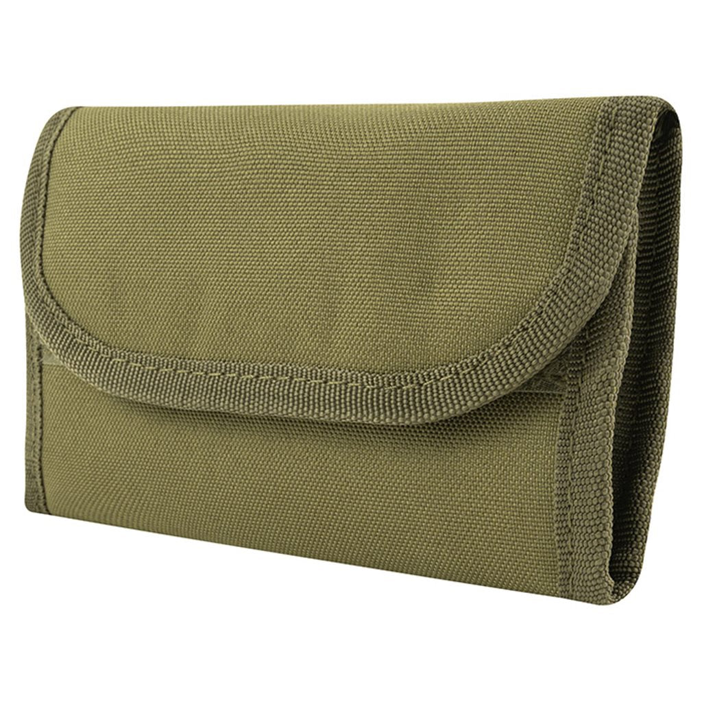 Funda porta cartuchos negra para 16 cartuchos con 16 gomas interiores y pasadores para cinturón