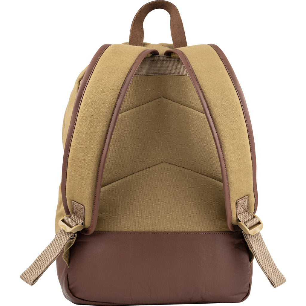Mochila clásica de lona verde Jack Pyke, medidas aprox. 45×32×20 cm