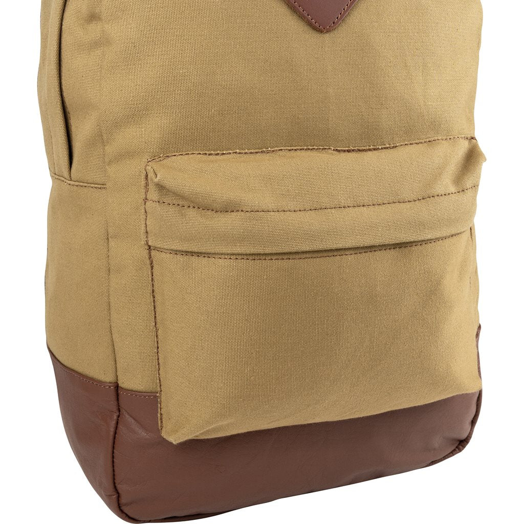 Mochila clásica de lona verde Jack Pyke, medidas aprox. 45×32×20 cm
