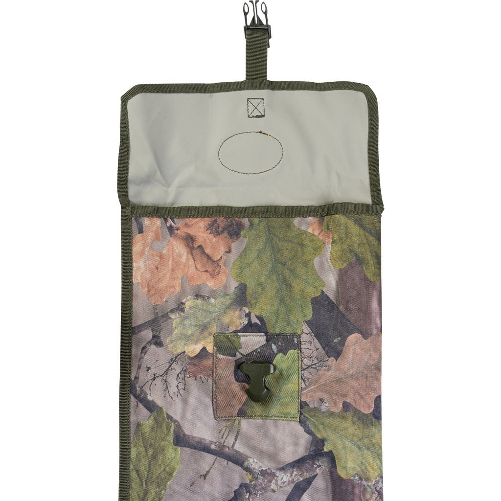 Barras de soporte para red de camuflaje, 4 unidades con funda, acero, altura ajustable 1,2-2 m