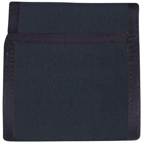Funda negra para 500 perdigones en poliéster con cierre de velcro y bucle para cinturón