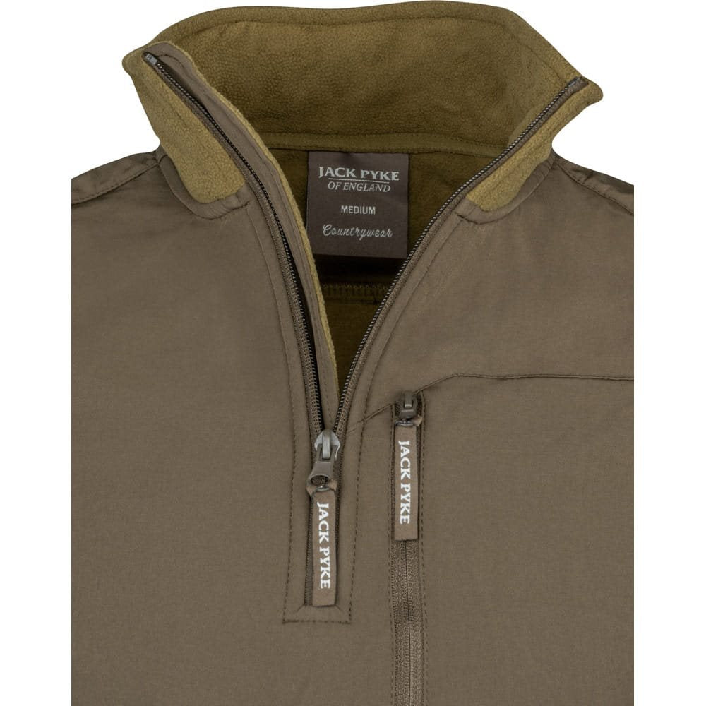 Sudadera RANNOCK Fleece pullover color dark mustard sin capucha