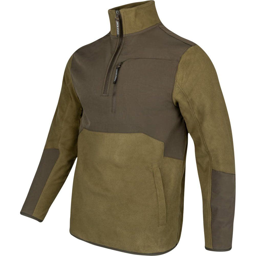 Sudadera RANNOCK Fleece pullover color dark mustard sin capucha