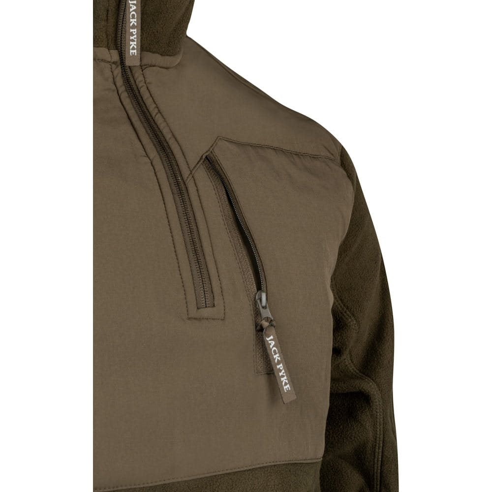 Sudadera RANNOCK forro polar verde
