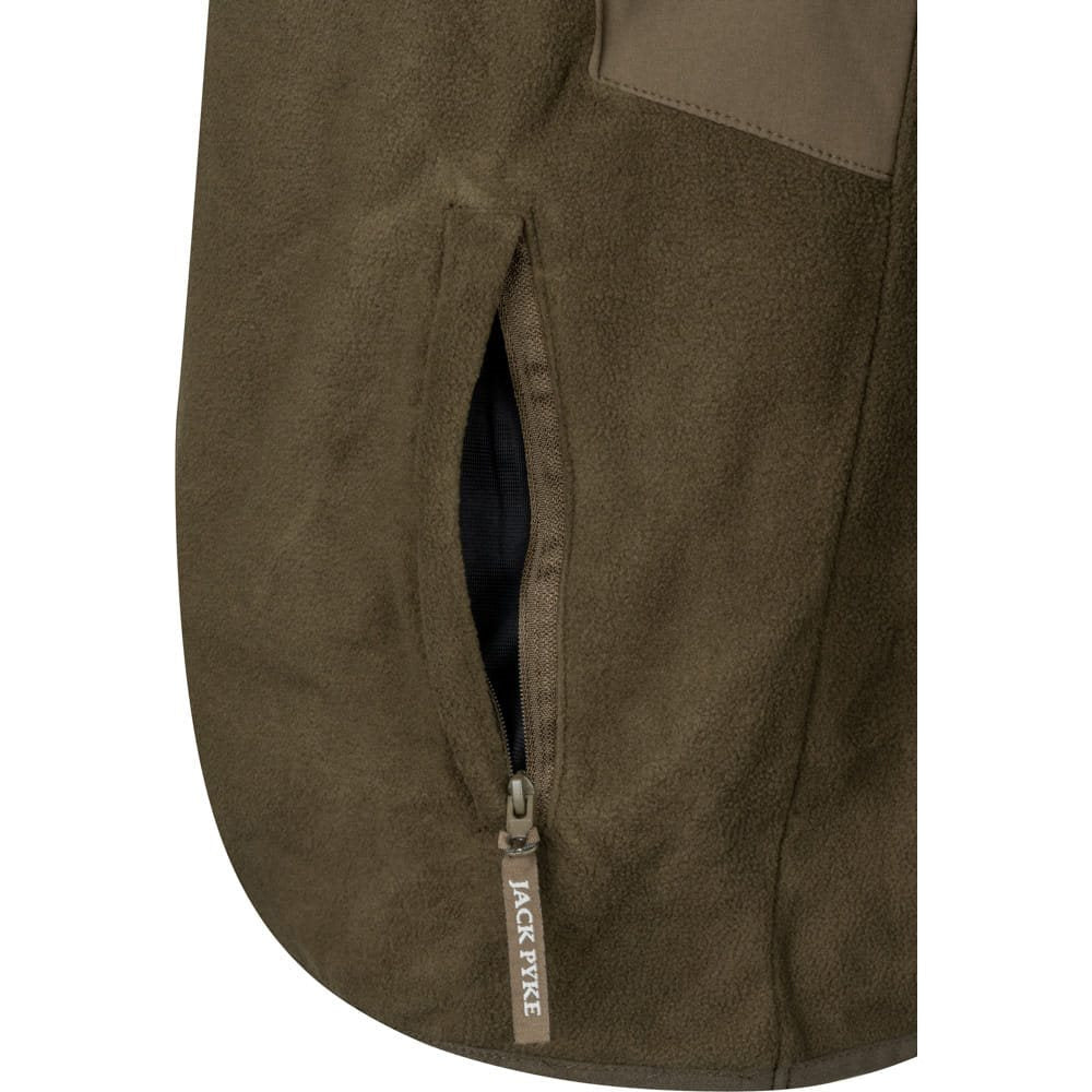 Sudadera RANNOCK forro polar verde