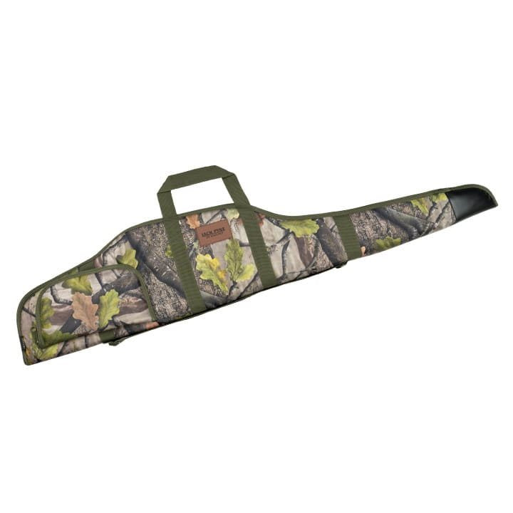Funda para rifle RIFLE & SIGHT con asa y correa ajustable, forro acolchado y bolsillo frontal con cremallera