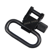Ganchos giratorios metálicos negros para correas de arma, juego de 2, cierre rápido lock-tight