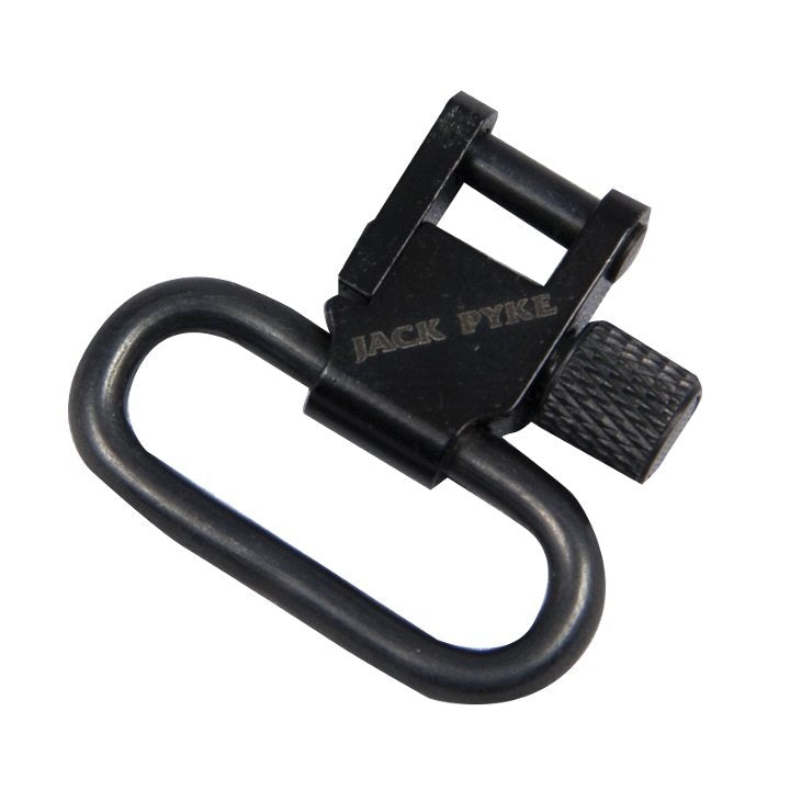 Ganchos giratorios metálicos negros para correas de arma, juego de 2, cierre rápido lock-tight