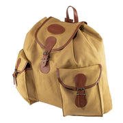 Mochila ROE de lona color arena, gran capacidad