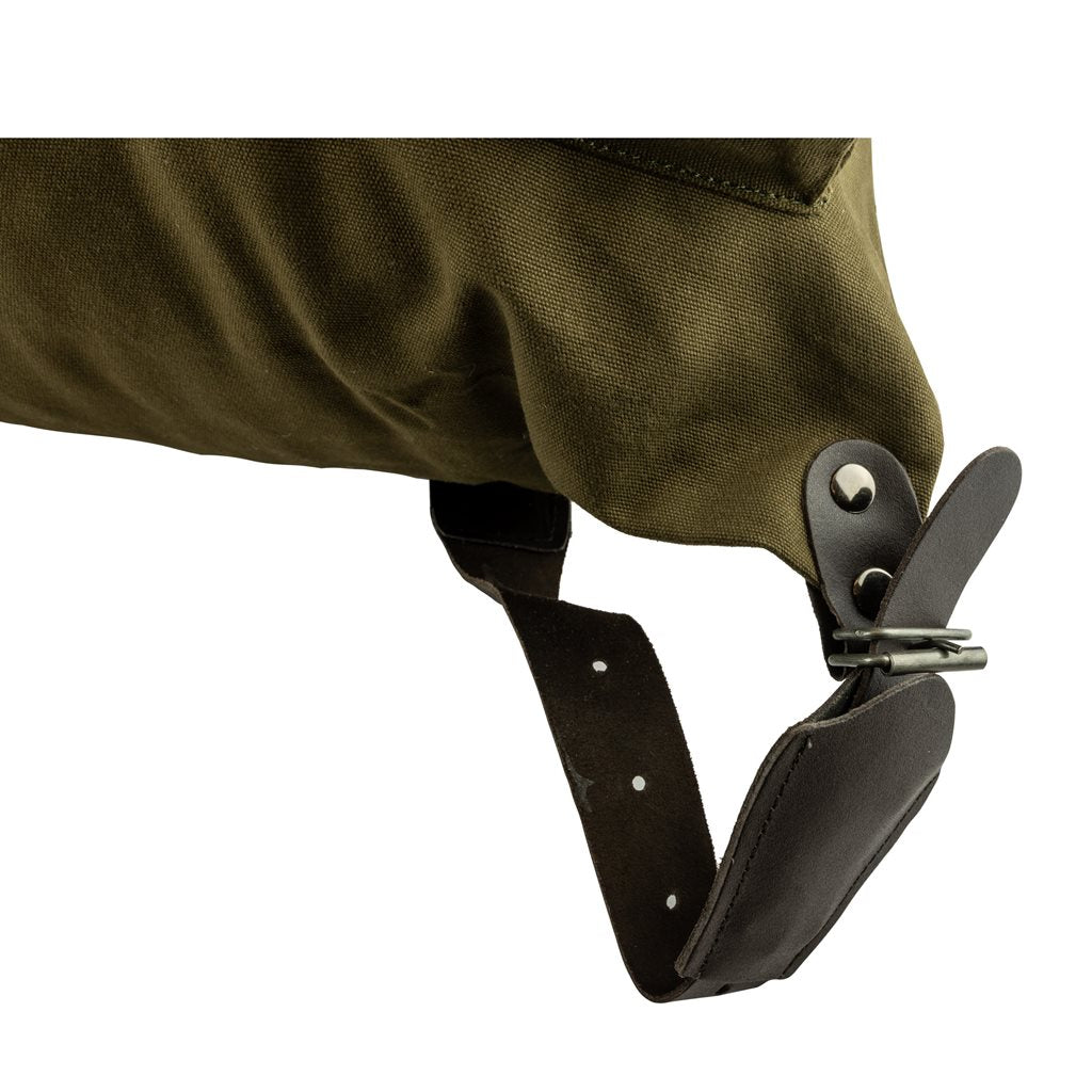 Mochila ROE de lona color arena, gran capacidad