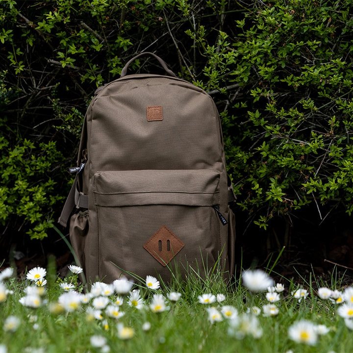 Imagen de la mochila HARRIER 30 litros verde-marrón