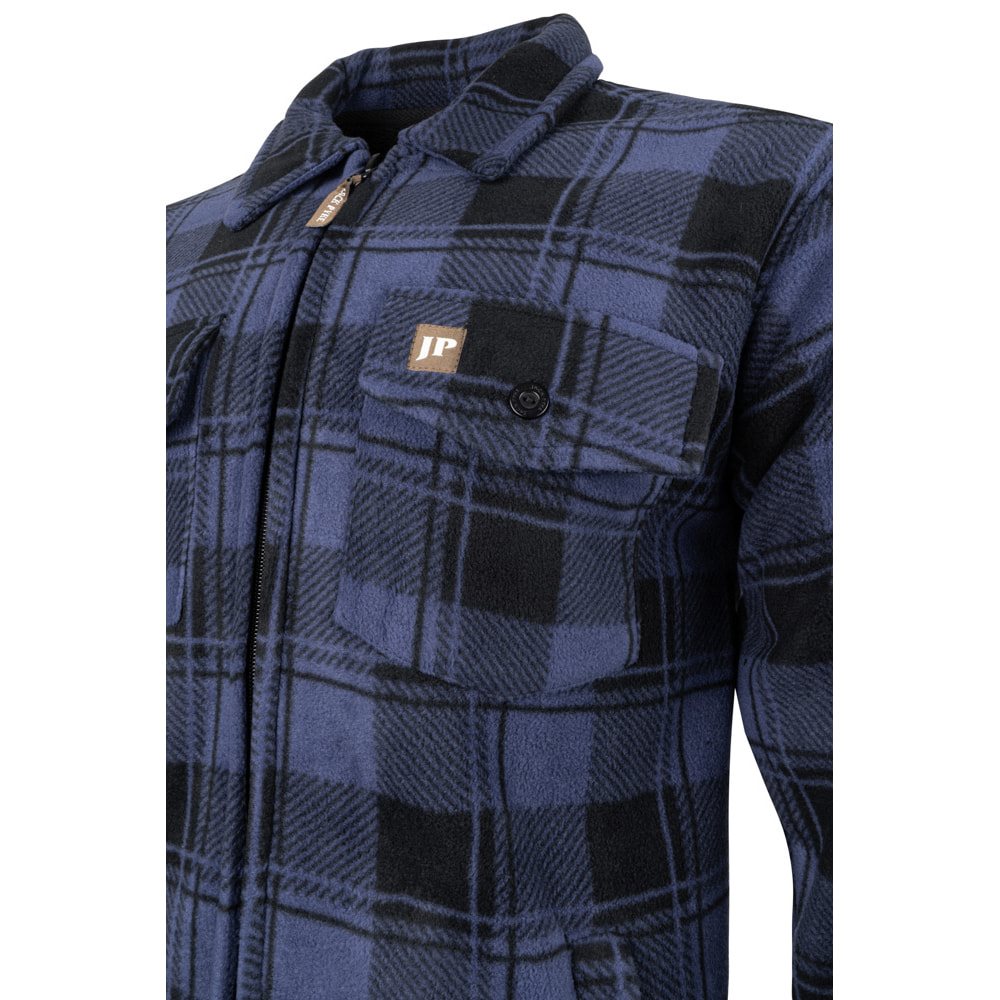 Camisa TUNDRA acolchada de cuadros con forro polar y 4 bolsillos