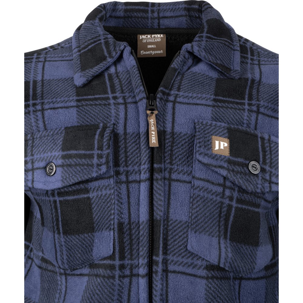 Camisa TUNDRA acolchada de cuadros con forro polar y 4 bolsillos