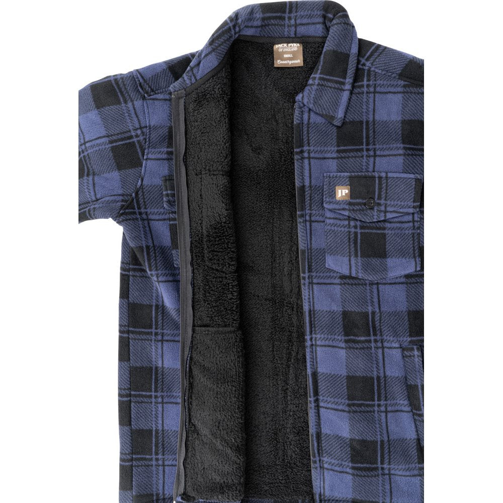 Camisa TUNDRA acolchada de cuadros con forro polar y 4 bolsillos
