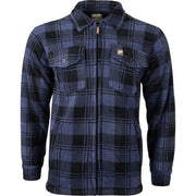 Camisa TUNDRA acolchada de cuadros con forro polar y 4 bolsillos