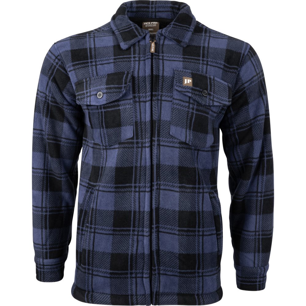 Camisa TUNDRA acolchada de cuadros con forro polar y 4 bolsillos